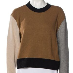 Frame Colorblock Cashmere Sweater Size XS